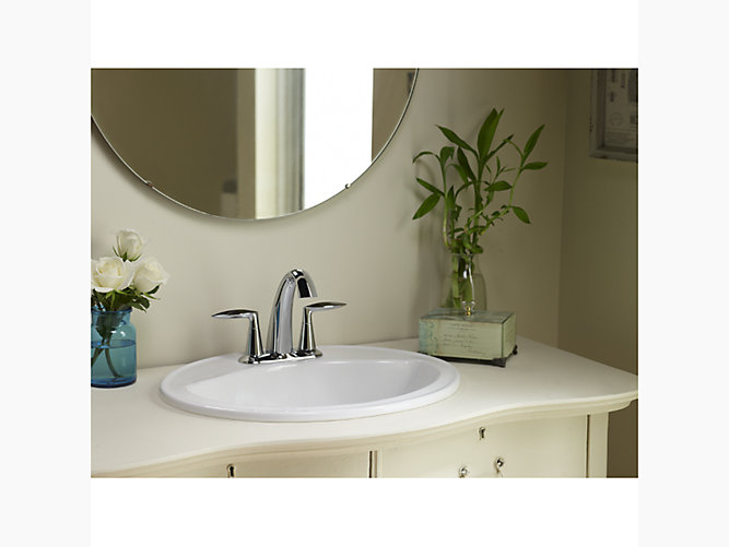 Sanibel Drop In Bathroom Sink 442004 Sterling